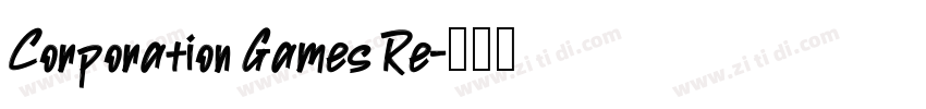 Corporation Games Re字体转换